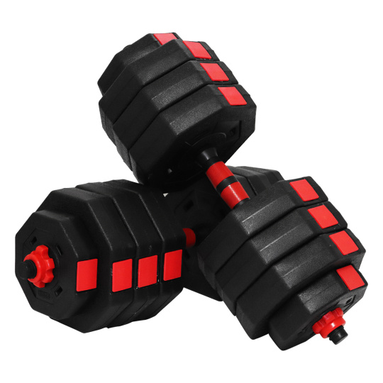 Činky jednoručný set Sportvida 2x20 kg + spojovací diel Činky jednoručný set Sportvida 2x20 kg + spojovací diel