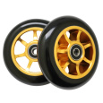Kolieska ALU ABEC-9RS 100MM PU- zlaté- set 2 ks