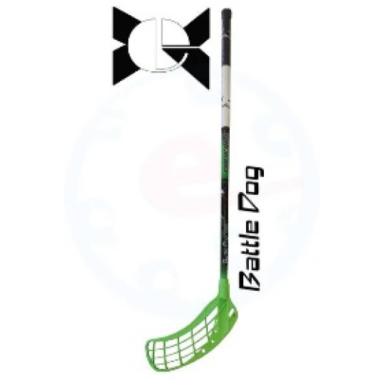 Florbalová hokejka Eurostick dog green IFF ľavá 96-108 Florbalová hokejka Eurostick dog green IFF ľavá 96-108