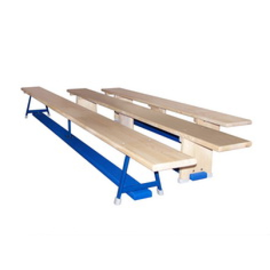 Gymnastická lavička s kovovou konštrukciou 2 m