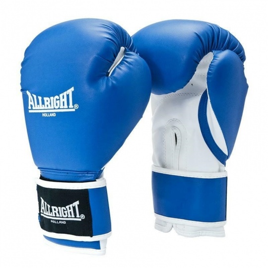 BOXERSKE RUKAVICE POWER GEL ALLRIGHT HOLLAND 14oz modro-biele