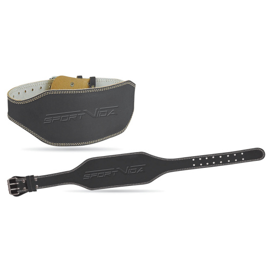 Kulturistický opasok zo syntetickej kože S