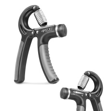 Posilovač zápästia regulovateľný 4Fizjo šedo-čierny