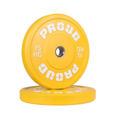 Olympijský kotúč PROUD TRAINING BUMPER PLATE RED 15 kg