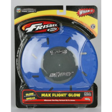 Lietajúci tanier Frisbee Wham-O MAX FLIGHT 160 g svietiacich modrý