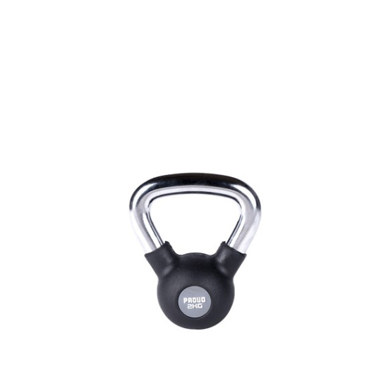 Kettlebell PROUD pogumovaný 2 kg Kettlebell PROUD pogumovaný 2 kg