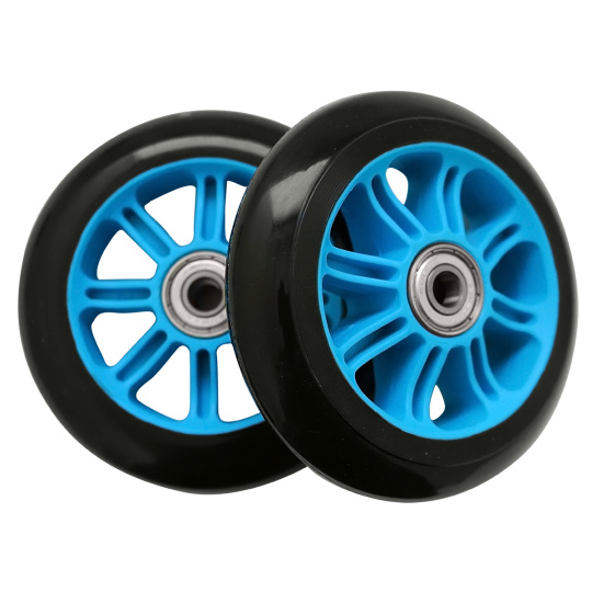 Kolieska PP ABEC-7 100MM PU- modré- set 2 ks