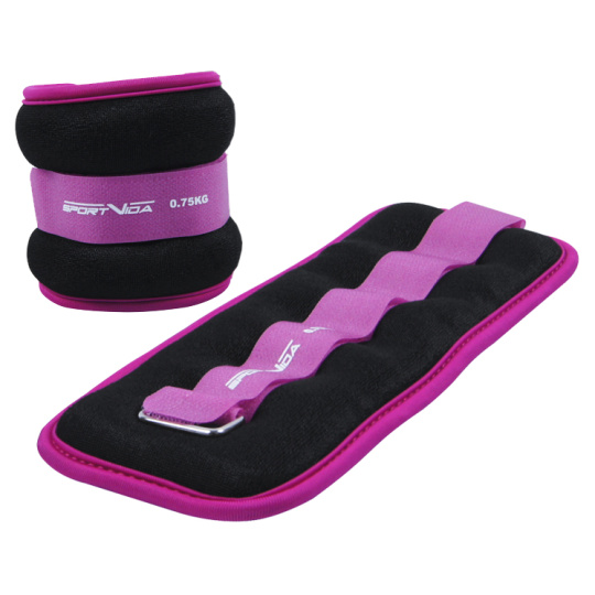 Závažie na členok - zápästie 2 x 0,75 kg Sportvida