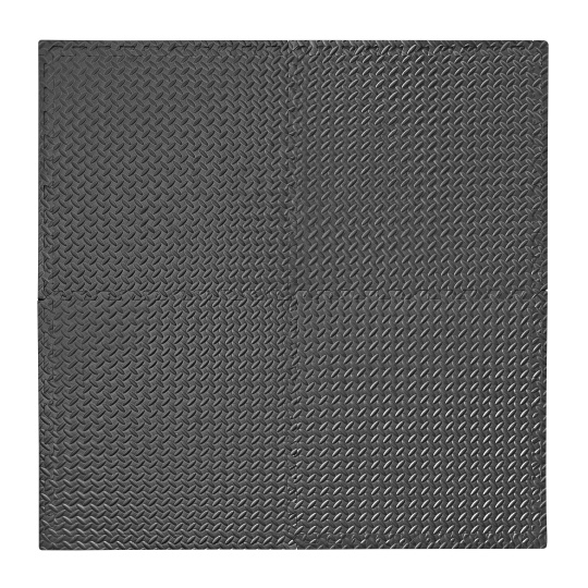 Podložka na cvičenie - Tatami Puzzle 4ks bal. 60 x 60 x 1 cm 4Fizjo čierna