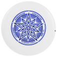 Lietajúci tanier Frisbee X-COM UP175 Ultimate STAR UV 175 g biely - chameleon