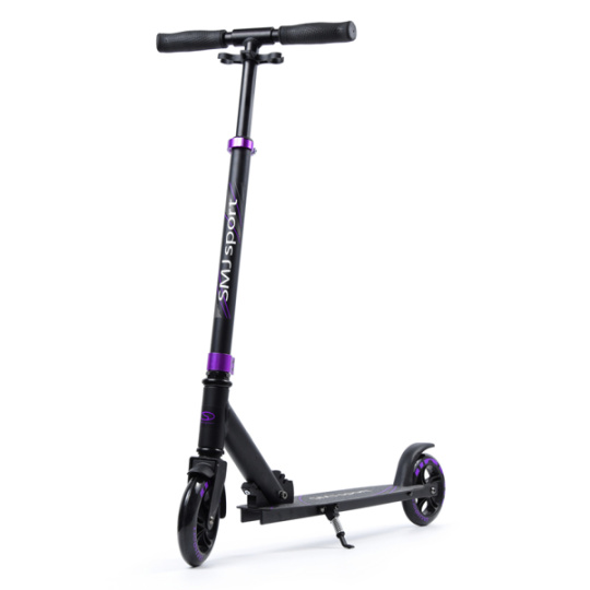 Skladacia kolobežka SMK NL-500/145 čierno-fialová Skladacia kolobežka SMK NL-500/145 čierno-fialová