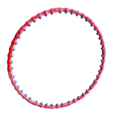 Hula Hoop 90 cm masážny červený