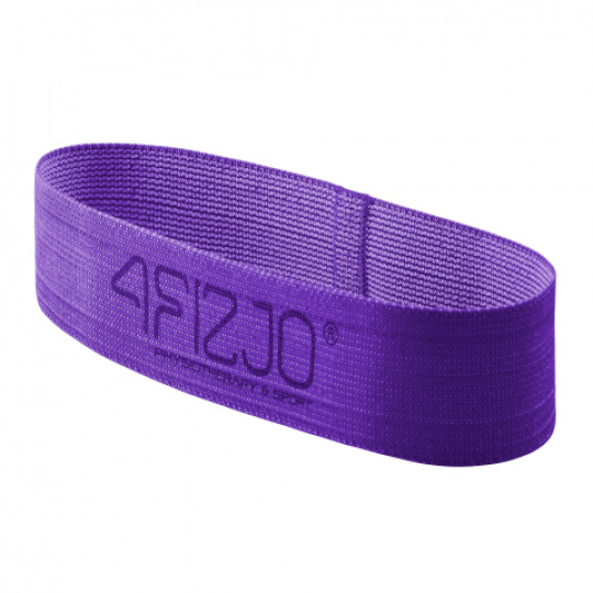 Textilný Flex Band 4FIZJO fialový odpor 16 - 22  kg