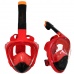 Potápačské celotvárová maska Sportvida S / M čierno-červená