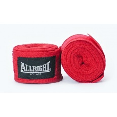 Boxerská bandáž Allright Holland 4,2 m červená - 2 ks