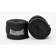 Boxerská bandáž Allright Holland 4,2 m čierna - 2 ks