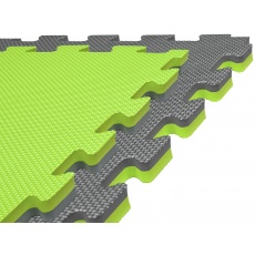 Tatami Puzzle 100x100x4 cm, šedo-zelená