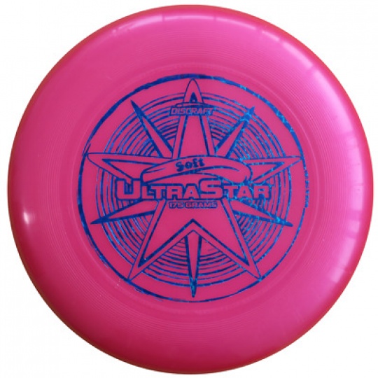 Lietajúci tanier Frisbee DISCRAFT SOFT ULTRA-STAR 175 g ružový