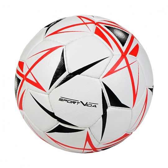 Futsalová lopta SPORTVIDA Game - veľkosť 4, biela