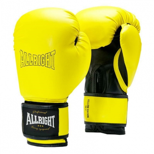 LIMITOVANÁ EDÍCIA ALLRIGHT HOLLAND 12oz žlté boxerské rukavice