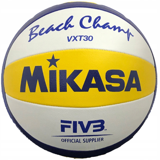 Plážový volejbalový míč Mikasa VXT30 žluto-modrý